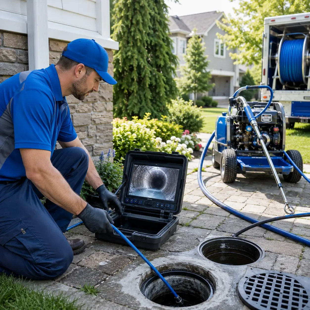 Outdoor drain cleaning professionals serving Gas City, IN